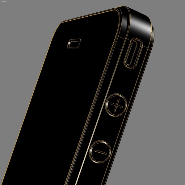 mobile phone apple iphone 3d model - Mobile Phone APPLE IPhone4.MAX by 3DLocker
