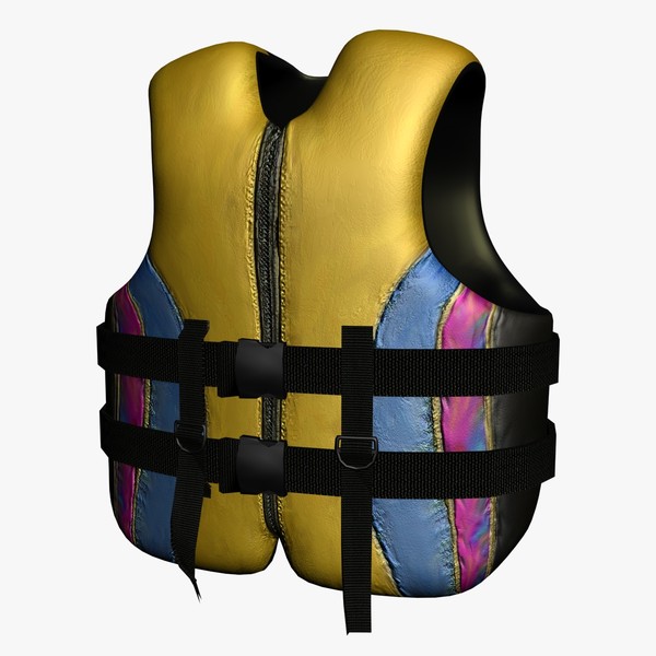 3ds max life jacket - Life Jacket... by Mickey Models