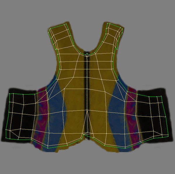 3ds max life jacket - Life Jacket... by Mickey Models