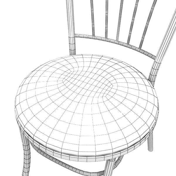 3d diner table chairs model - Diner Style Table by Jessup3D