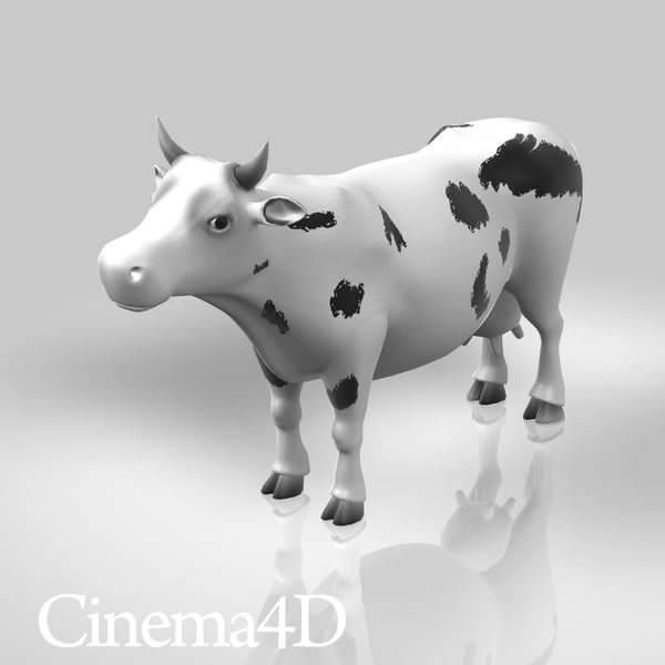 cow animation 3d 3ds - Animal.Cow.MAX.MF by 3DLocker