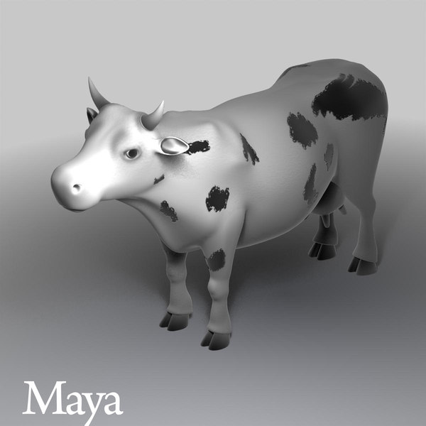 cow animation 3d 3ds - Animal.Cow.MAX.MF by 3DLocker