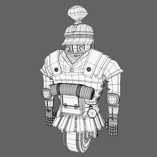 3ds max robot character - Robot Centurion (RP-1) by Tschirner