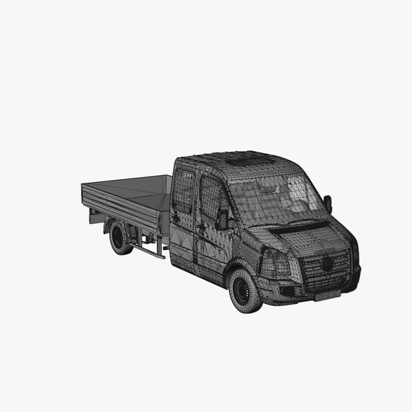 crafter crewcab ml 3d obj - VW Crafter Crewcab ML by DreiDe