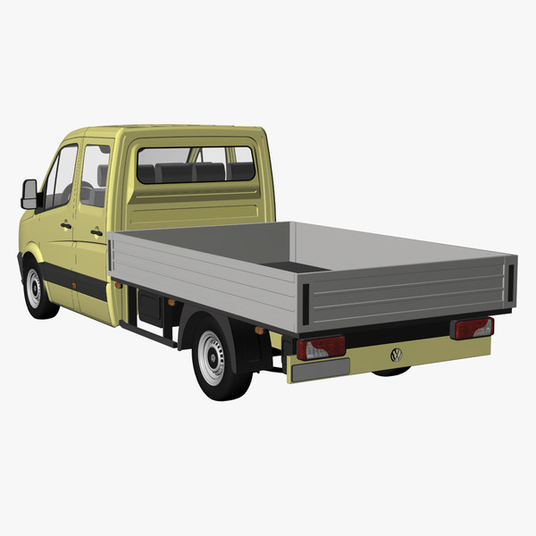crafter crewcab ml 3d obj - VW Crafter Crewcab ML by DreiDe