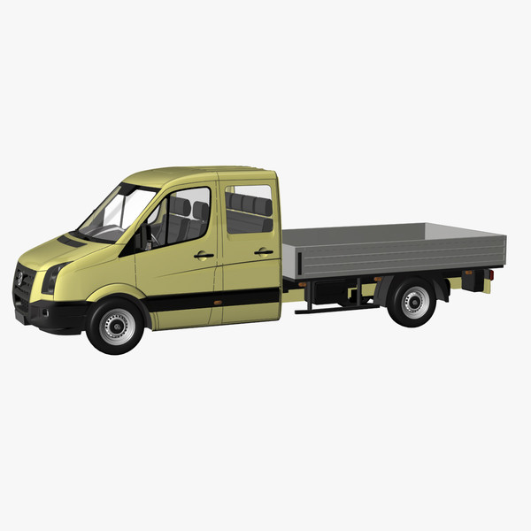 crafter crewcab ml 3d obj - VW Crafter Crewcab ML by DreiDe