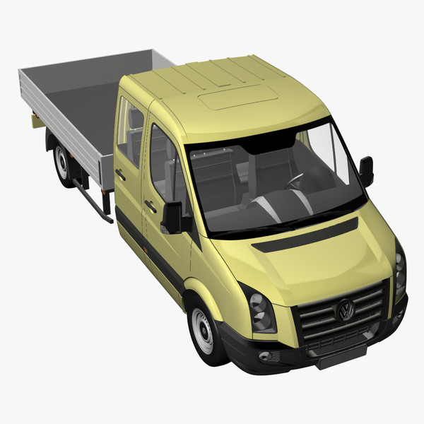crafter crewcab ml 3d obj - VW Crafter Crewcab ML by DreiDe