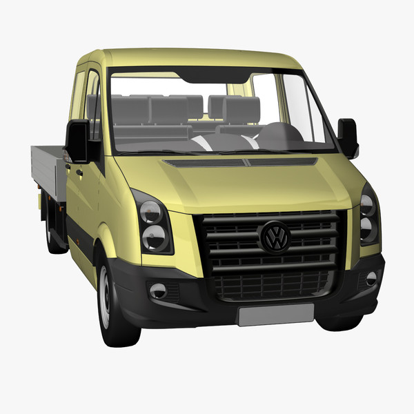 crafter crewcab ml 3d obj - VW Crafter Crewcab ML by DreiDe
