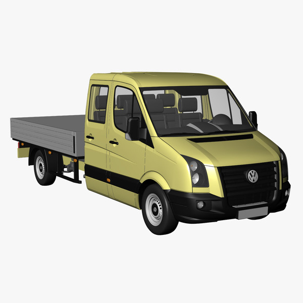 crafter crewcab ml 3d obj - VW Crafter Crewcab ML by DreiDe