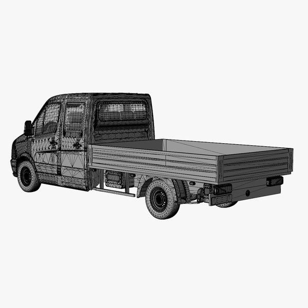crafter crewcab ml 3d obj - VW Crafter Crewcab ML by DreiDe