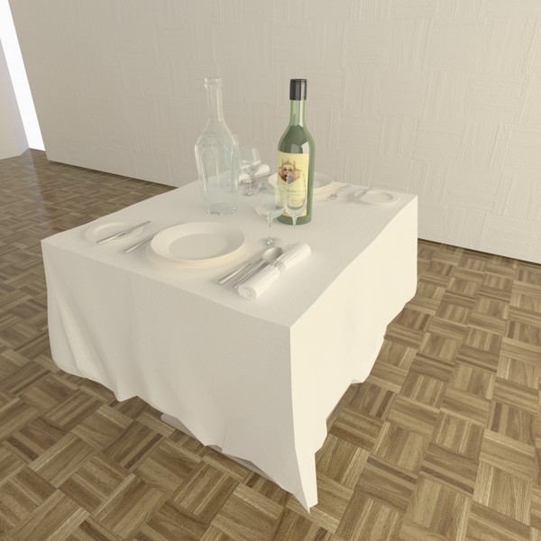 3d dining table - Dining Table... by TheToastMaster