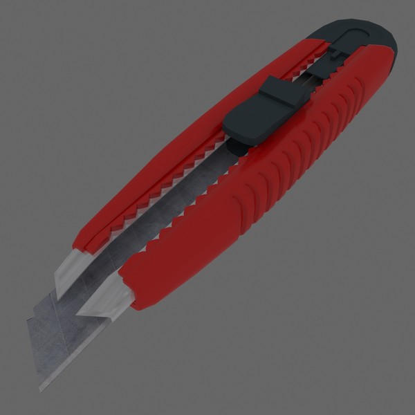 utility knife 3d model - Utility Knife by Tschirner
