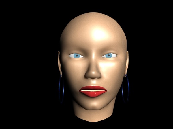 female head 3d max - woman head by Panait George Dorin