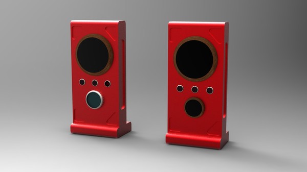 3d model speaker - speaker by aadesignaa