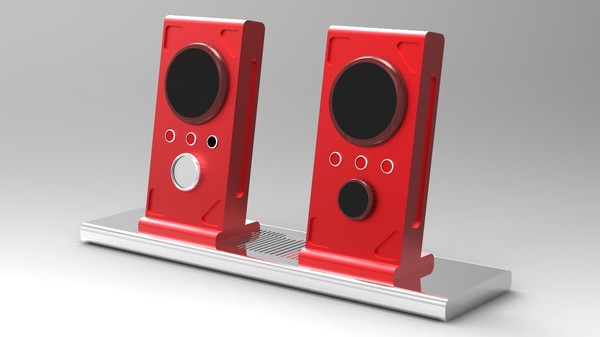 3d model speaker - speaker by aadesignaa