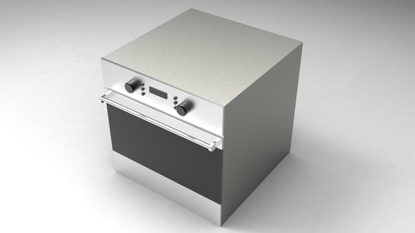3d model cooker - cooker by aadesignaa