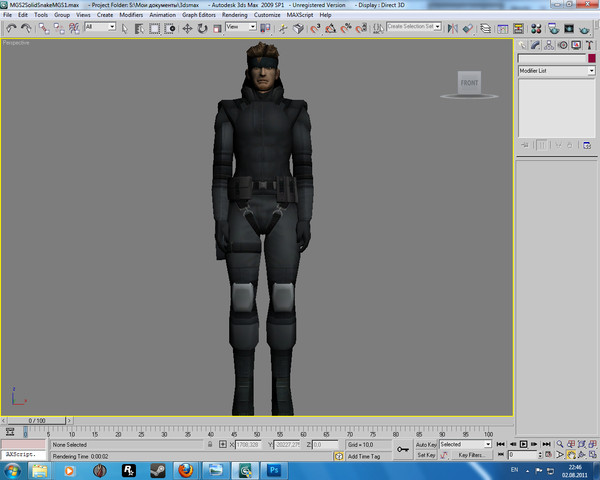 free 3ds model metal gear solid characters - Metal Gear Solid - Character patch by Cipher014