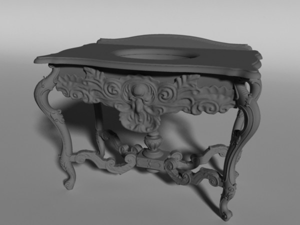 3d renaissance washbasins model - Renaissance set of washbasins by marco_c