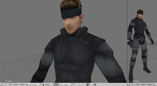 free 3ds model metal gear solid characters - Metal Gear Solid - Character patch by Cipher014