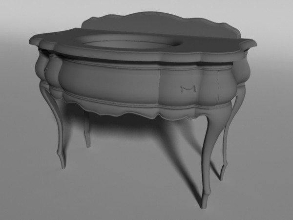 3d renaissance washbasins model - Renaissance set of washbasins by marco_c