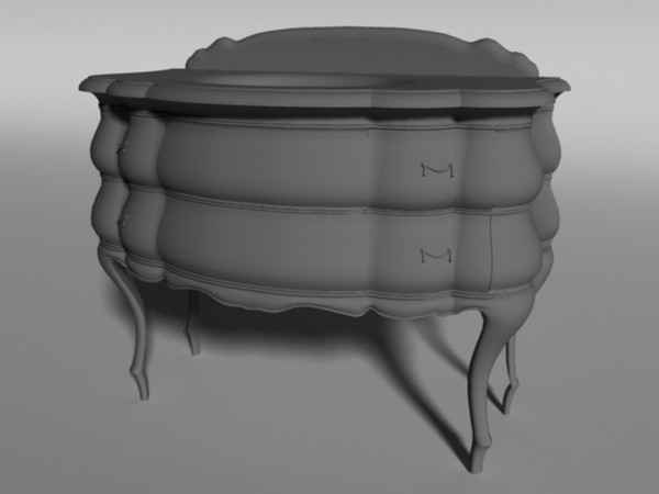 3d renaissance washbasins model - Renaissance set of washbasins by marco_c