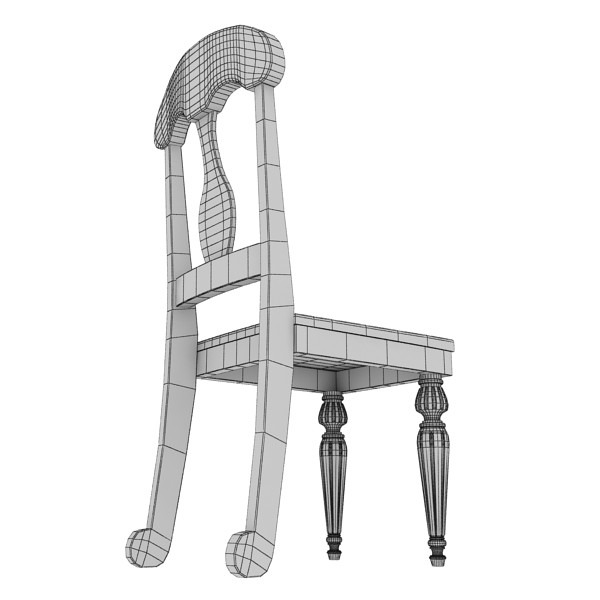 dinner table chairs 3d model - Dining Room Table 08 by Jessup3D