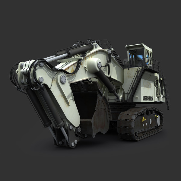 liebherr r9800 max - Liebherr R9800 by platinum3dmodels