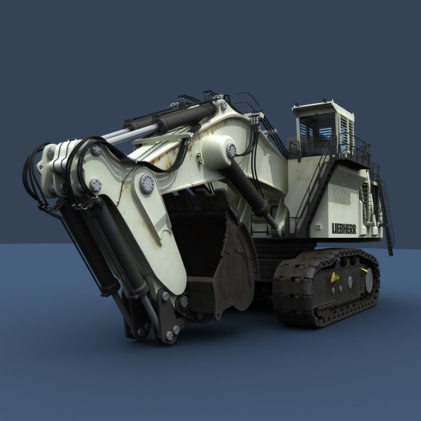 liebherr r9800 max - Liebherr R9800 by platinum3dmodels