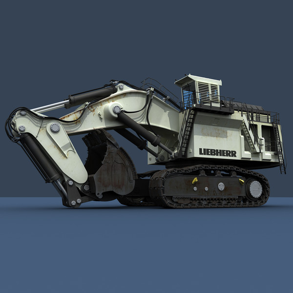 liebherr r9800 max - Liebherr R9800 by platinum3dmodels