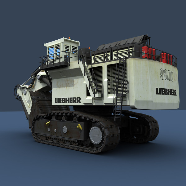 liebherr r9800 max - Liebherr R9800 by platinum3dmodels