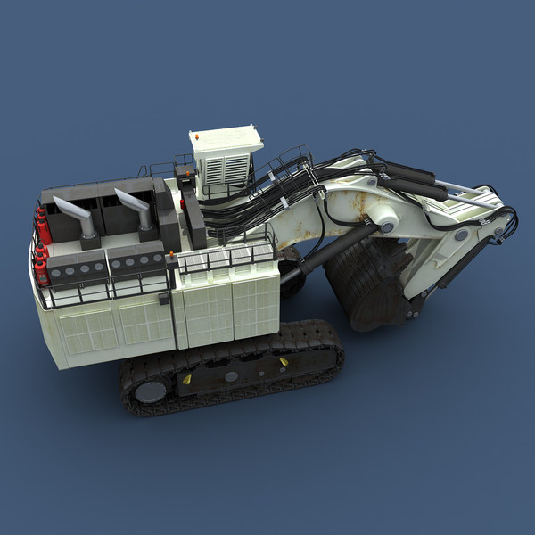 liebherr r9800 max - Liebherr R9800 by platinum3dmodels