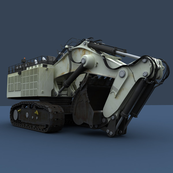 liebherr r9800 max - Liebherr R9800 by platinum3dmodels
