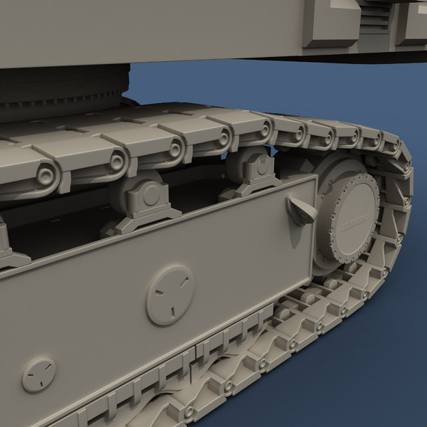 liebherr r9800 max - Liebherr R9800 by platinum3dmodels