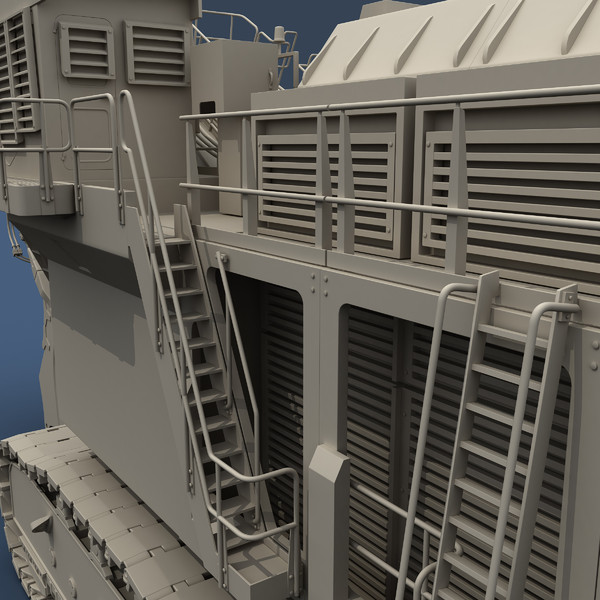 liebherr r9800 max - Liebherr R9800 by platinum3dmodels