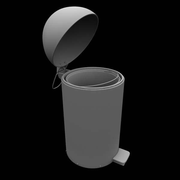 3d model wastebin - Wastebin by carnivor