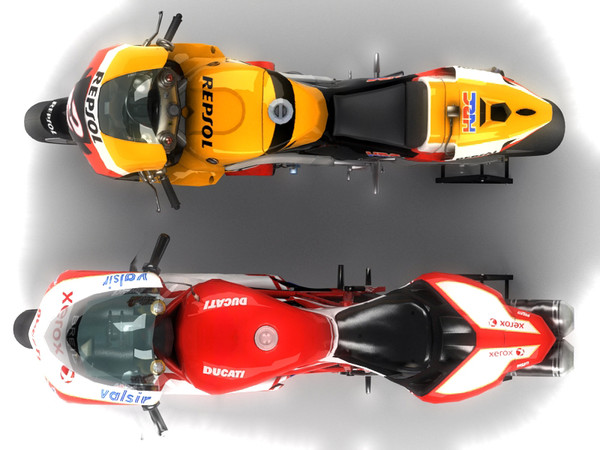 3d motorcycle superbike - Superbike pack 1 by fabelar
