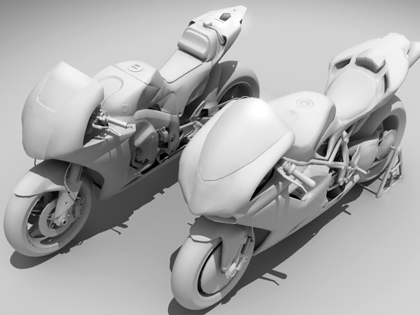 3d motorcycle superbike - Superbike pack 1 by fabelar