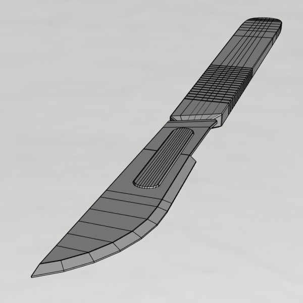 maya scalpel knife - Scalpel by mostlysquare