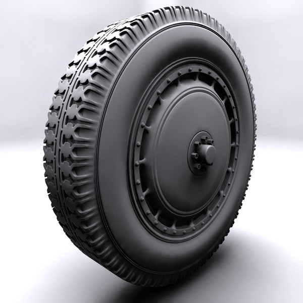 3d wheel tire model - Wheel by PROmax_