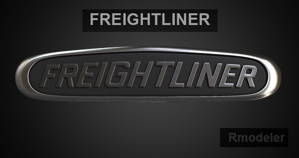 3ds max logo freightliner - Freightliner 3d Logo by Serega Rozhnov