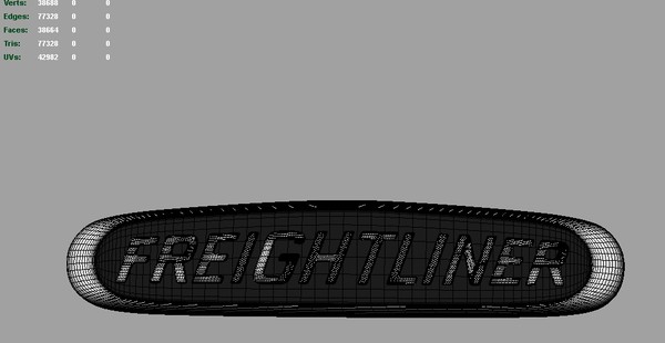 3ds max logo freightliner - Freightliner 3d Logo by Serega Rozhnov