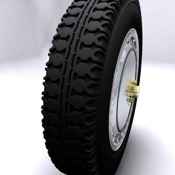 3d wheel tire model - Wheel by PROmax_