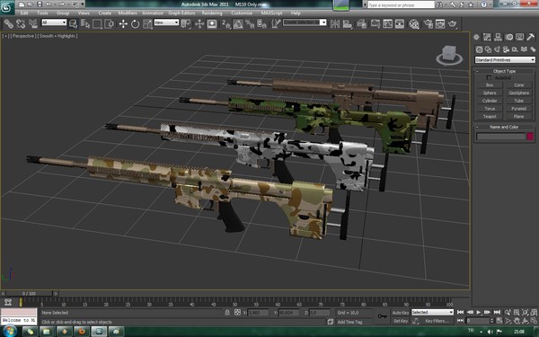 m110 sniper rifle obj - M110 Semi Automatic Sniper Rifle by Mizugan