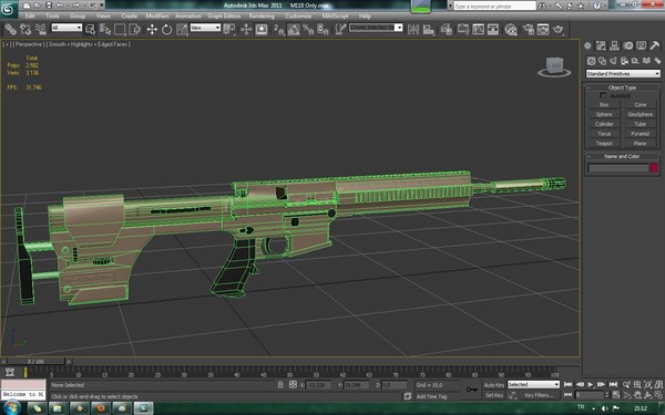 m110 sniper rifle obj - M110 Semi Automatic Sniper Rifle by Mizugan
