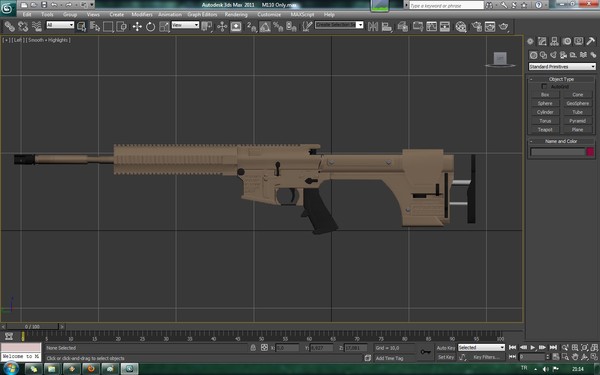 m110 sniper rifle obj - M110 Semi Automatic Sniper Rifle by Mizugan