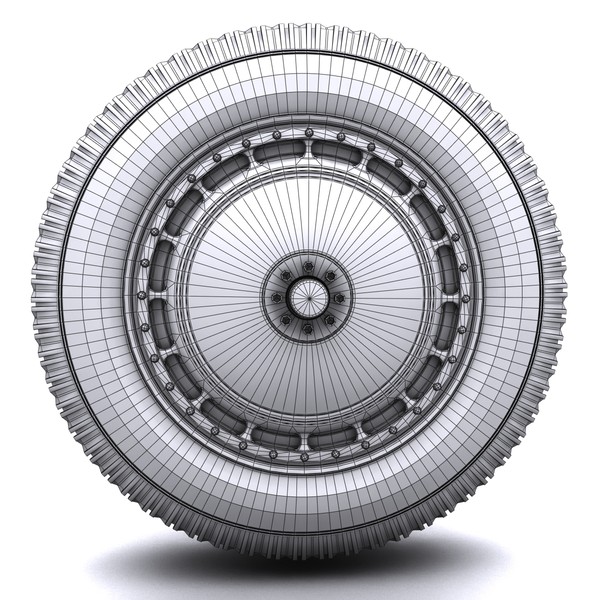 3d wheel tire model - Wheel by PROmax_