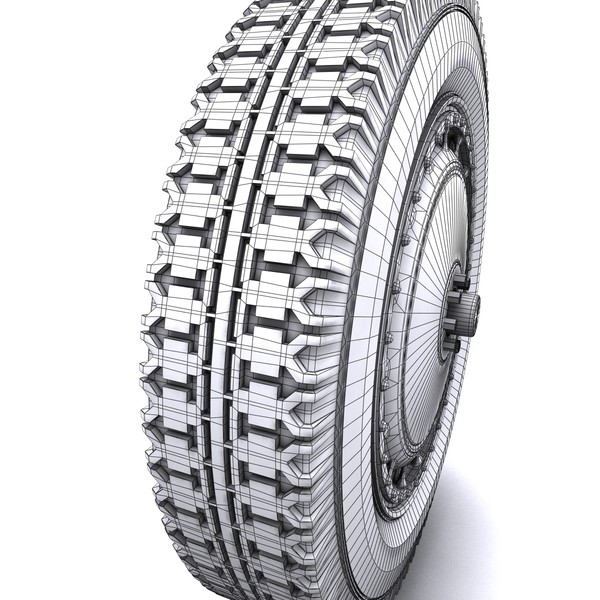 3d wheel tire model - Wheel by PROmax_