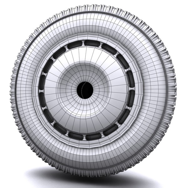 3d wheel tire model - Wheel by PROmax_