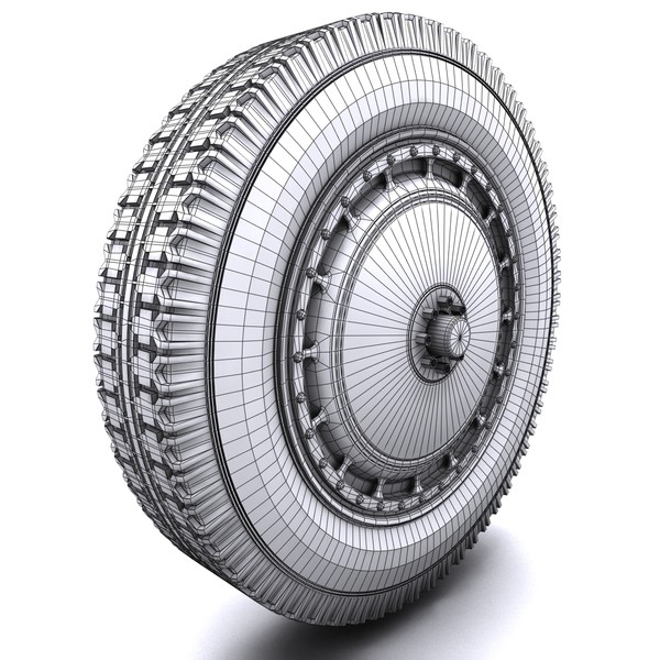 3d wheel tire model - Wheel by PROmax_