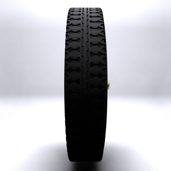 3d wheel tire model - Wheel by PROmax_